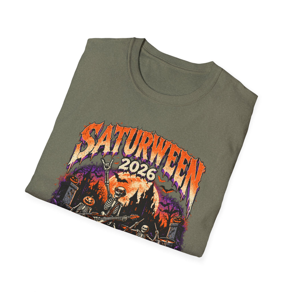 Saturween 2026 World Tour T-Shirt | Halloween Pumpkin Tour Tee