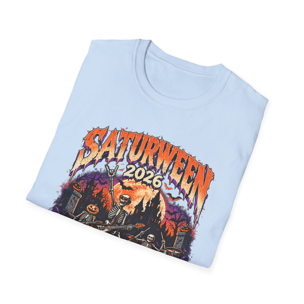 Saturween 2026 World Tour T-Shirt | Halloween Pumpkin Tour Tee