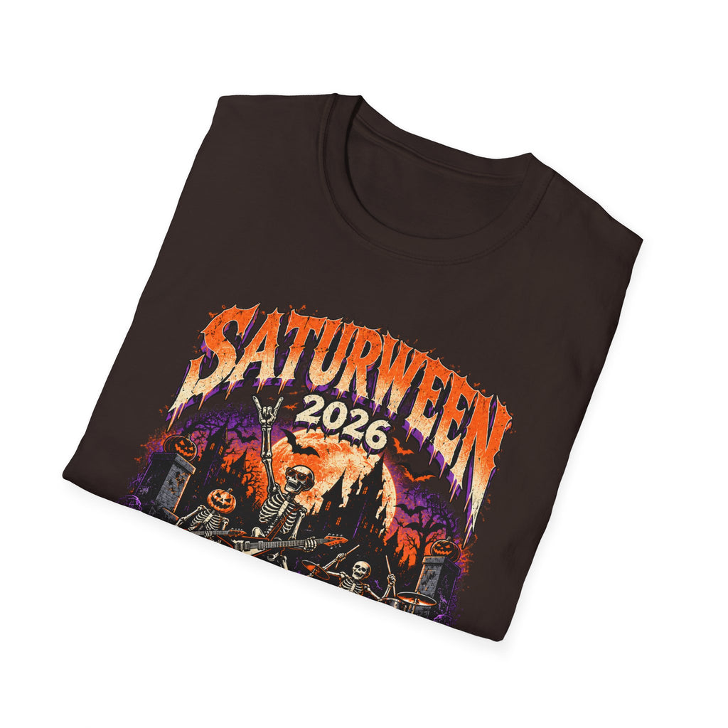 Saturween 2026 World Tour T-Shirt | Halloween Pumpkin Tour Tee