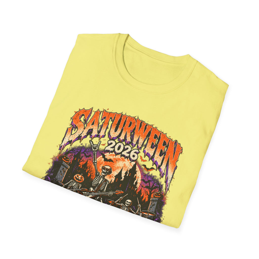 Saturween 2026 World Tour T-Shirt | Halloween Pumpkin Tour Tee
