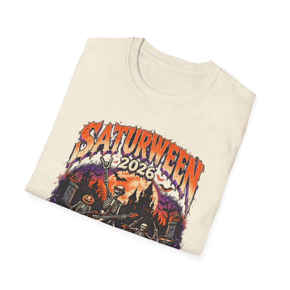 Saturween 2026 World Tour T-Shirt | Halloween Pumpkin Tour Tee