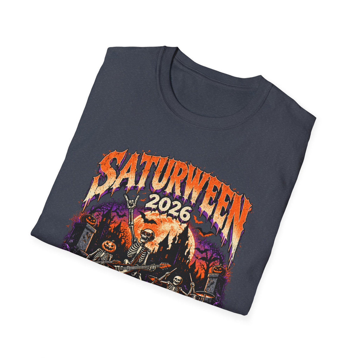 Saturween 2026 World Tour T-Shirt | Halloween Pumpkin Tour Tee
