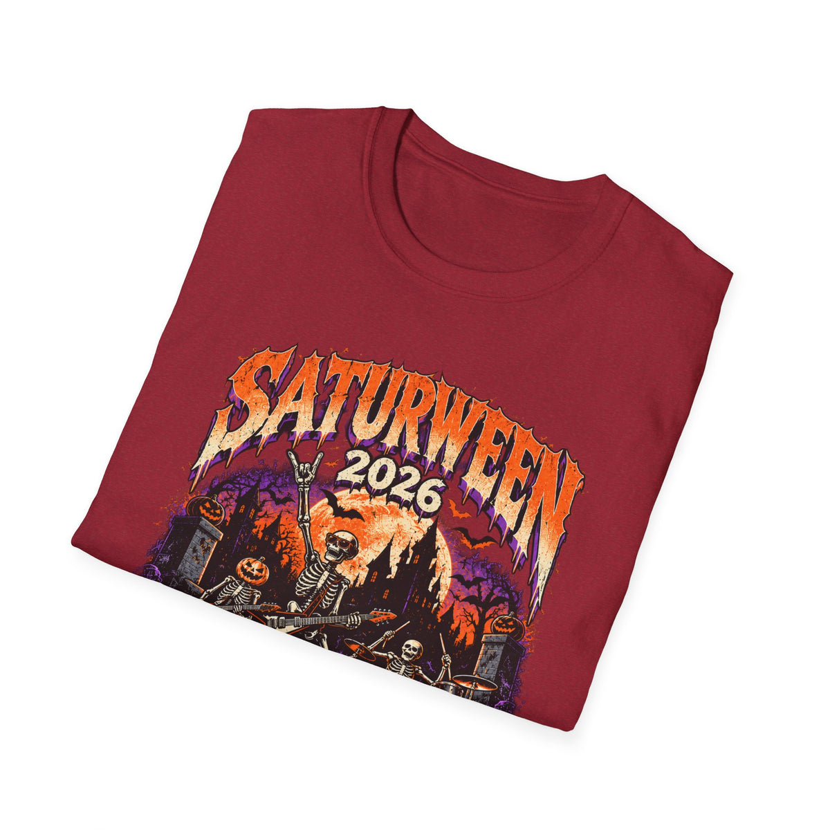 Saturween 2026 World Tour T-Shirt | Halloween Pumpkin Tour Tee
