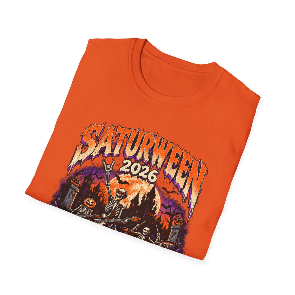 Saturween 2026 World Tour T-Shirt | Halloween Pumpkin Tour Tee