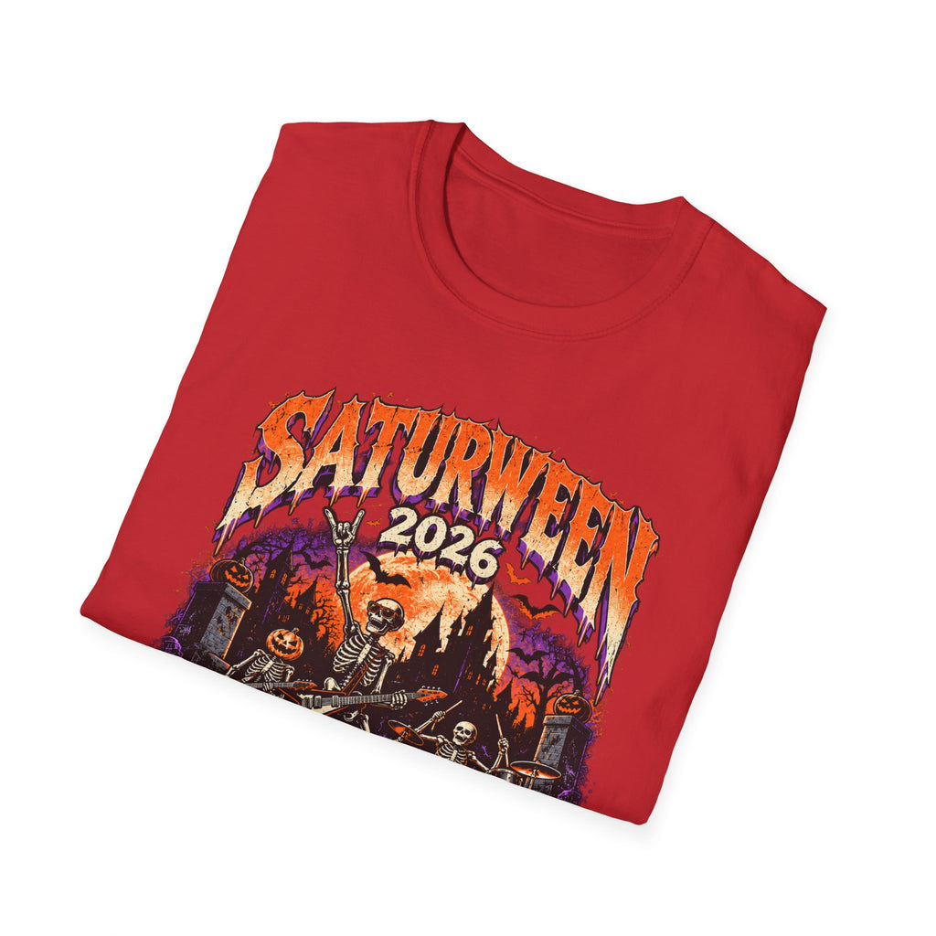 Saturween 2026 World Tour T-Shirt | Halloween Pumpkin Tour Tee