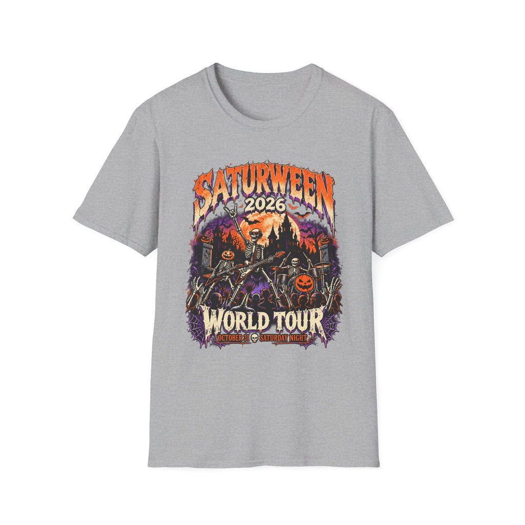 Saturween 2026 World Tour T-Shirt | Halloween Pumpkin Tour Tee