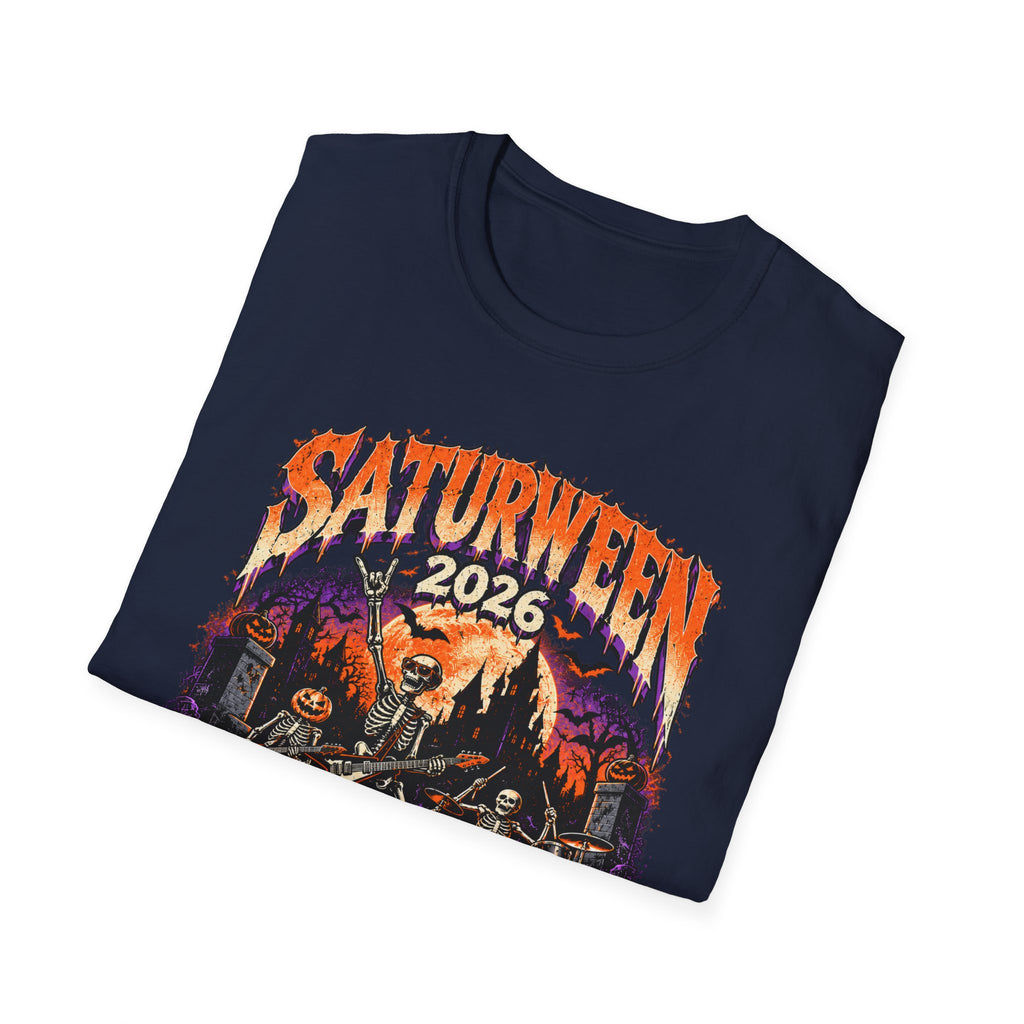 Saturween 2026 World Tour T-Shirt | Halloween Pumpkin Tour Tee