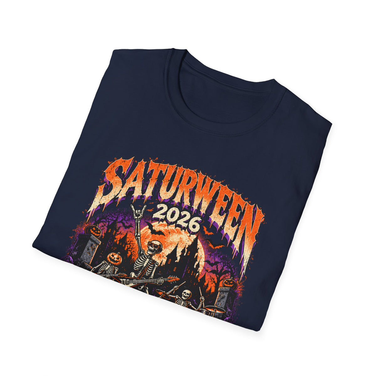 Saturween 2026 World Tour T-Shirt | Halloween Pumpkin Tour Tee