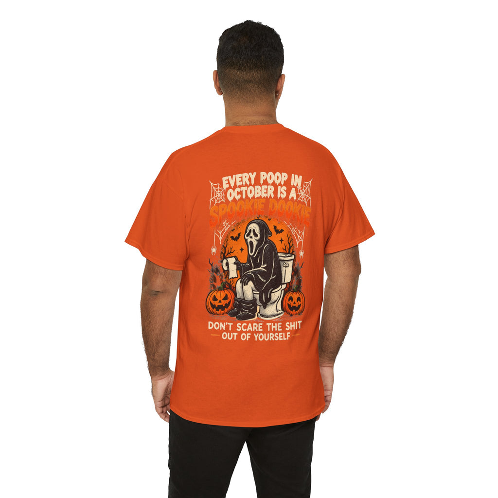 Spooky Dookie Halloween T-Shirt — 'Spookie Dookie' Grim Reaper Pumpkin Tee