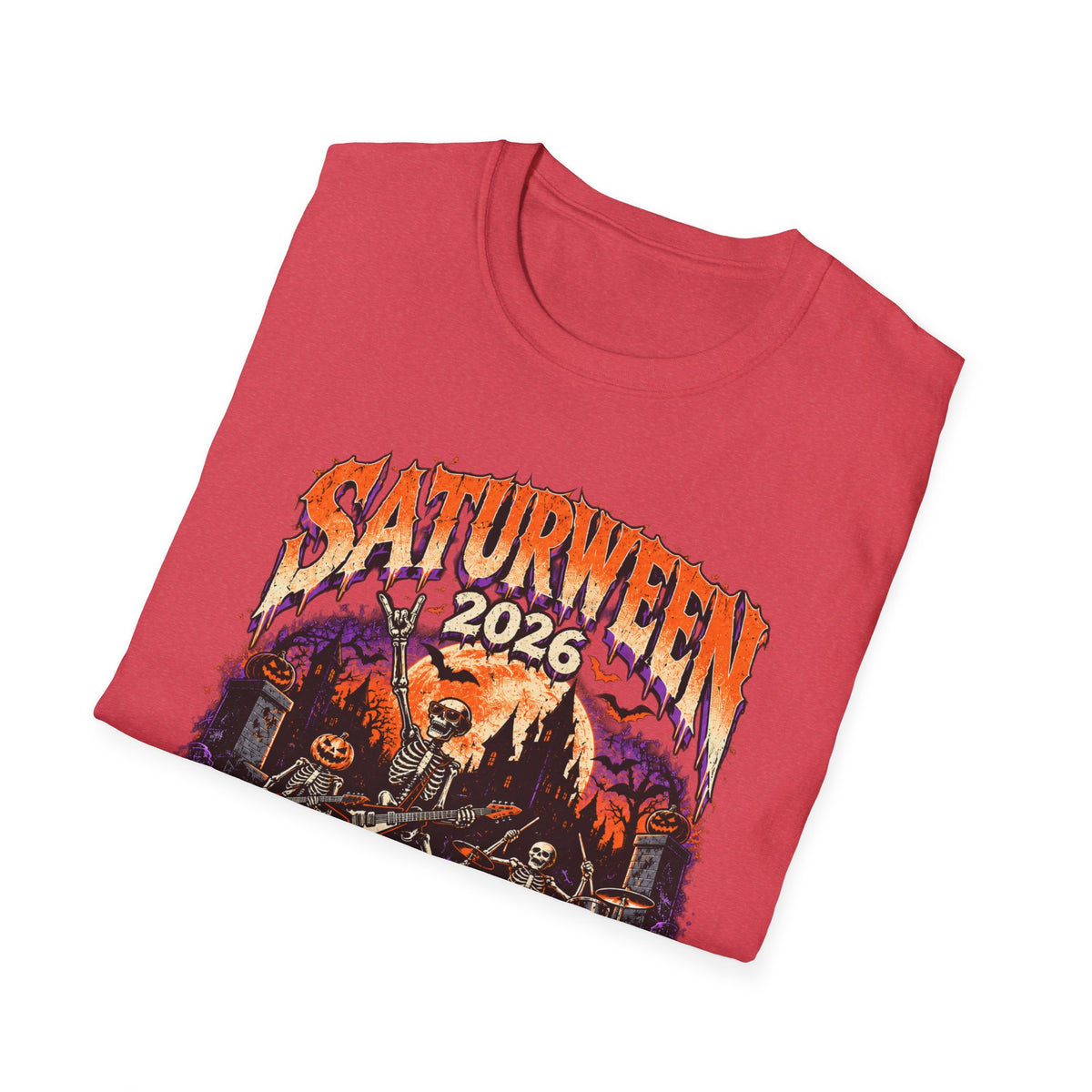 Saturween 2026 World Tour T-Shirt | Halloween Pumpkin Tour Tee