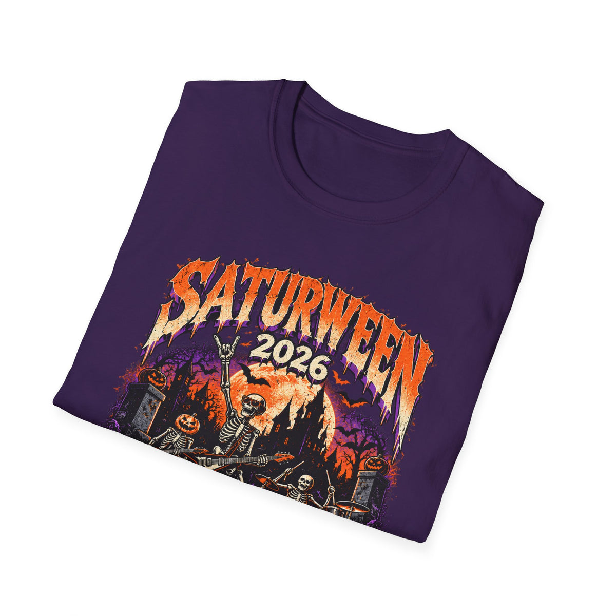 Saturween 2026 World Tour T-Shirt | Halloween Pumpkin Tour Tee