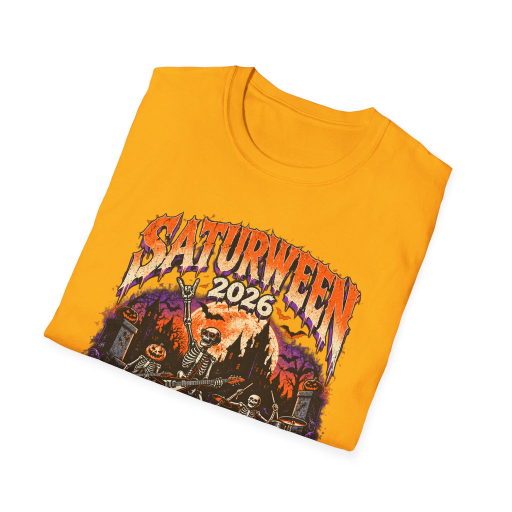 Saturween 2026 World Tour T-Shirt | Halloween Pumpkin Tour Tee
