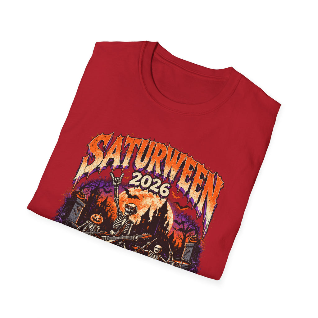 Saturween 2026 World Tour T-Shirt | Halloween Pumpkin Tour Tee
