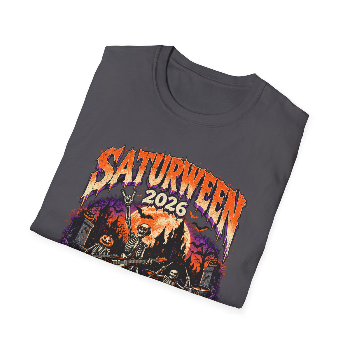 Saturween 2026 World Tour T-Shirt | Halloween Pumpkin Tour Tee