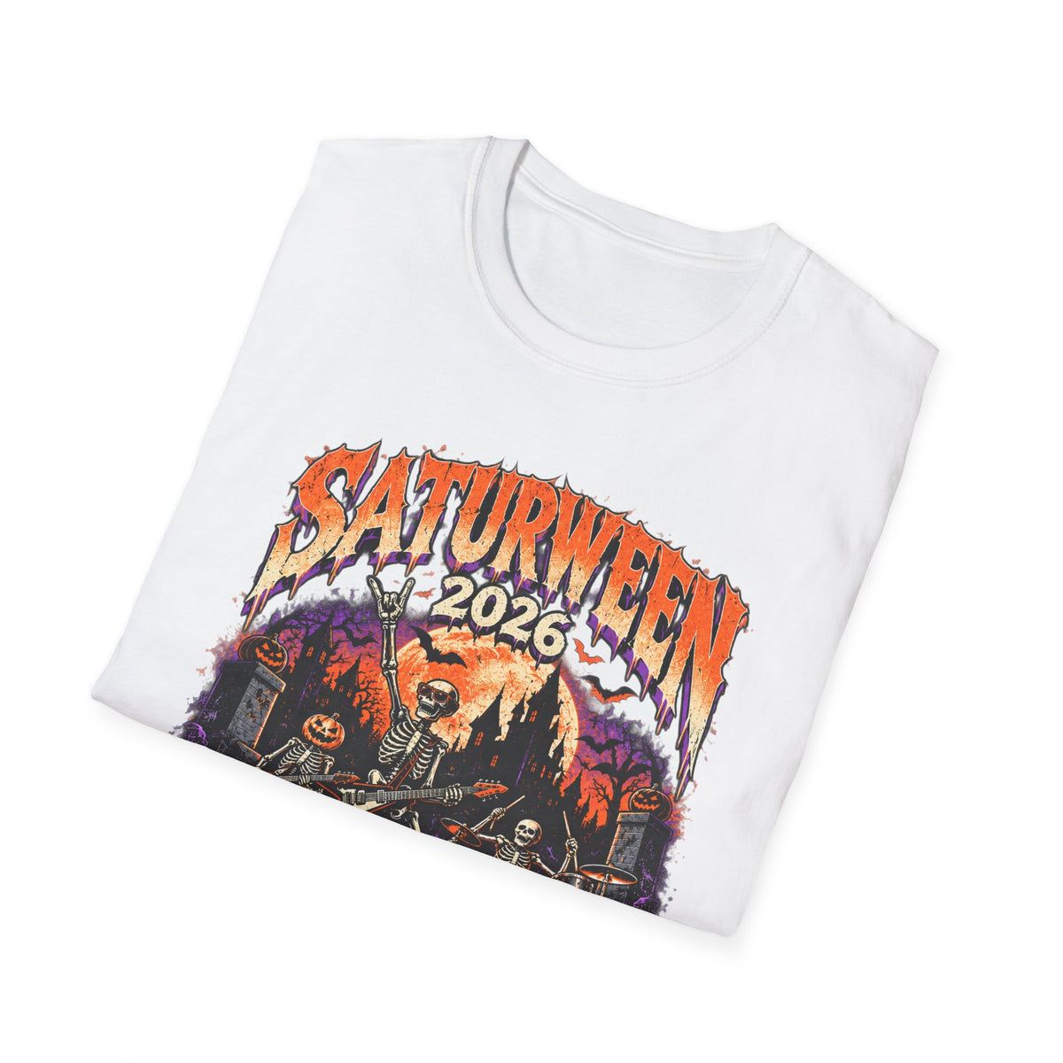 Saturween 2026 World Tour T-Shirt | Halloween Pumpkin Tour Tee