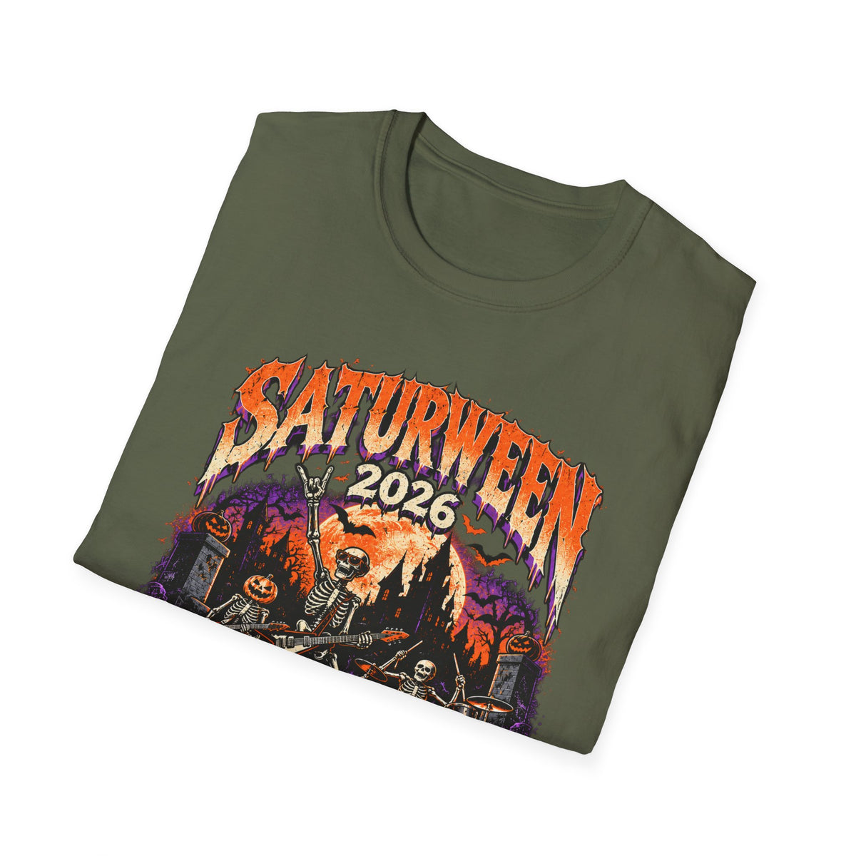 Saturween 2026 World Tour T-Shirt | Halloween Pumpkin Tour Tee