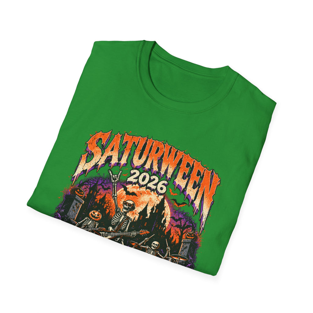 Saturween 2026 World Tour T-Shirt | Halloween Pumpkin Tour Tee