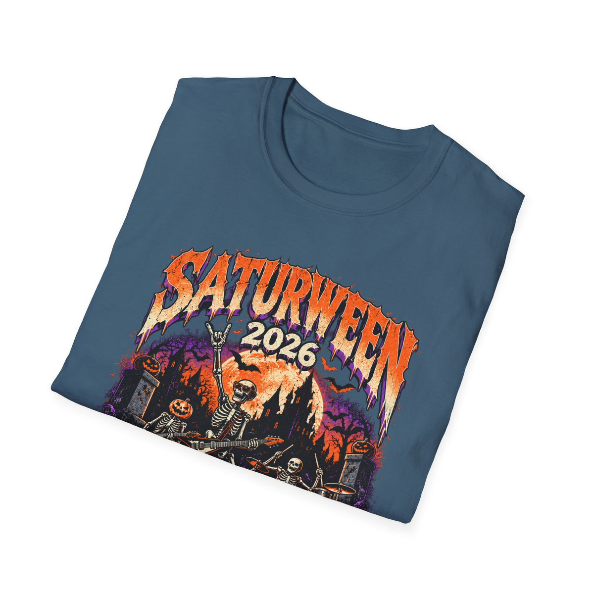 Saturween 2026 World Tour T-Shirt | Halloween Pumpkin Tour Tee