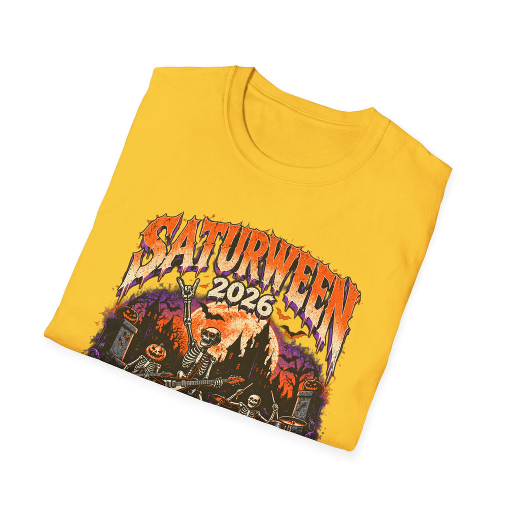 Saturween 2026 World Tour T-Shirt | Halloween Pumpkin Tour Tee