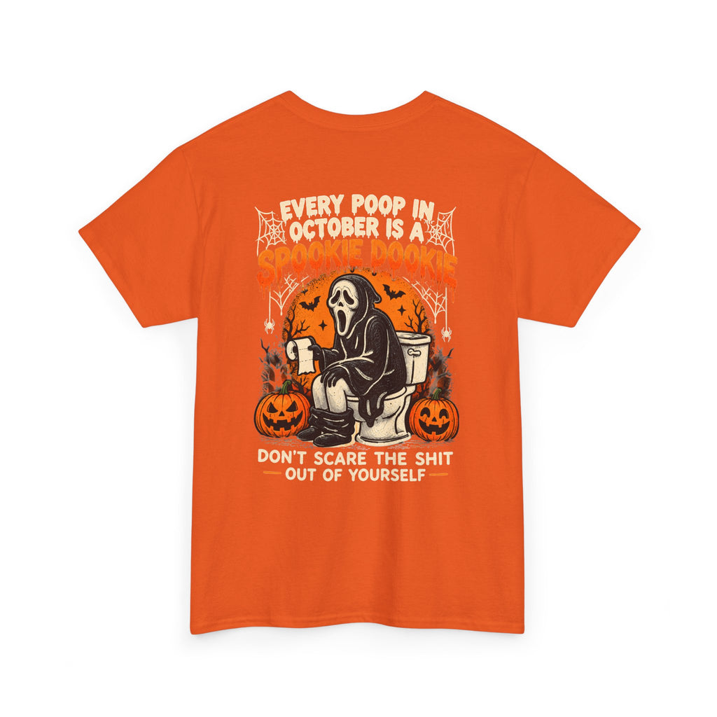Spooky Dookie Halloween T-Shirt — 'Spookie Dookie' Grim Reaper Pumpkin Tee