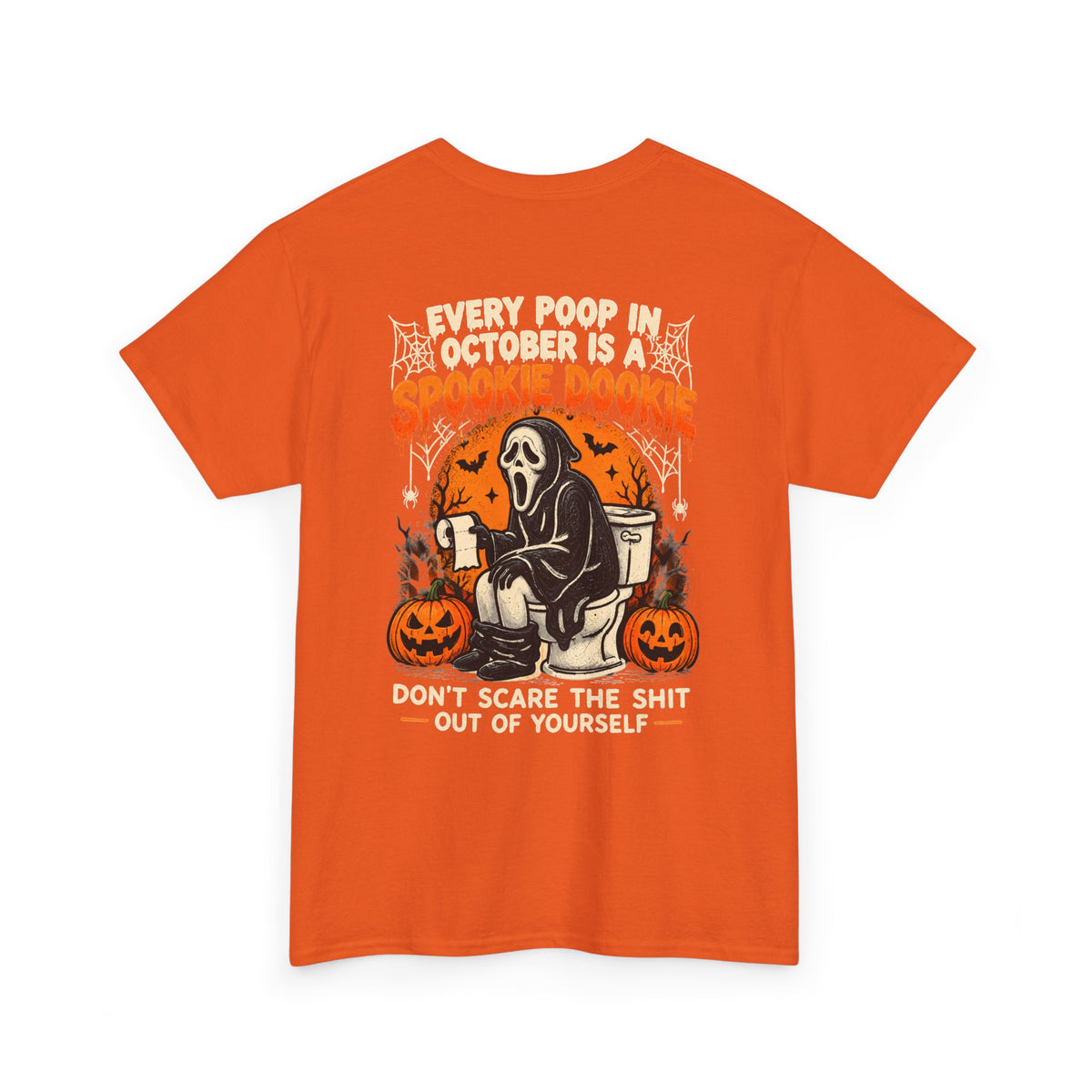 Spooky Dookie Halloween T-Shirt — 'Spookie Dookie' Grim Reaper Pumpkin Tee