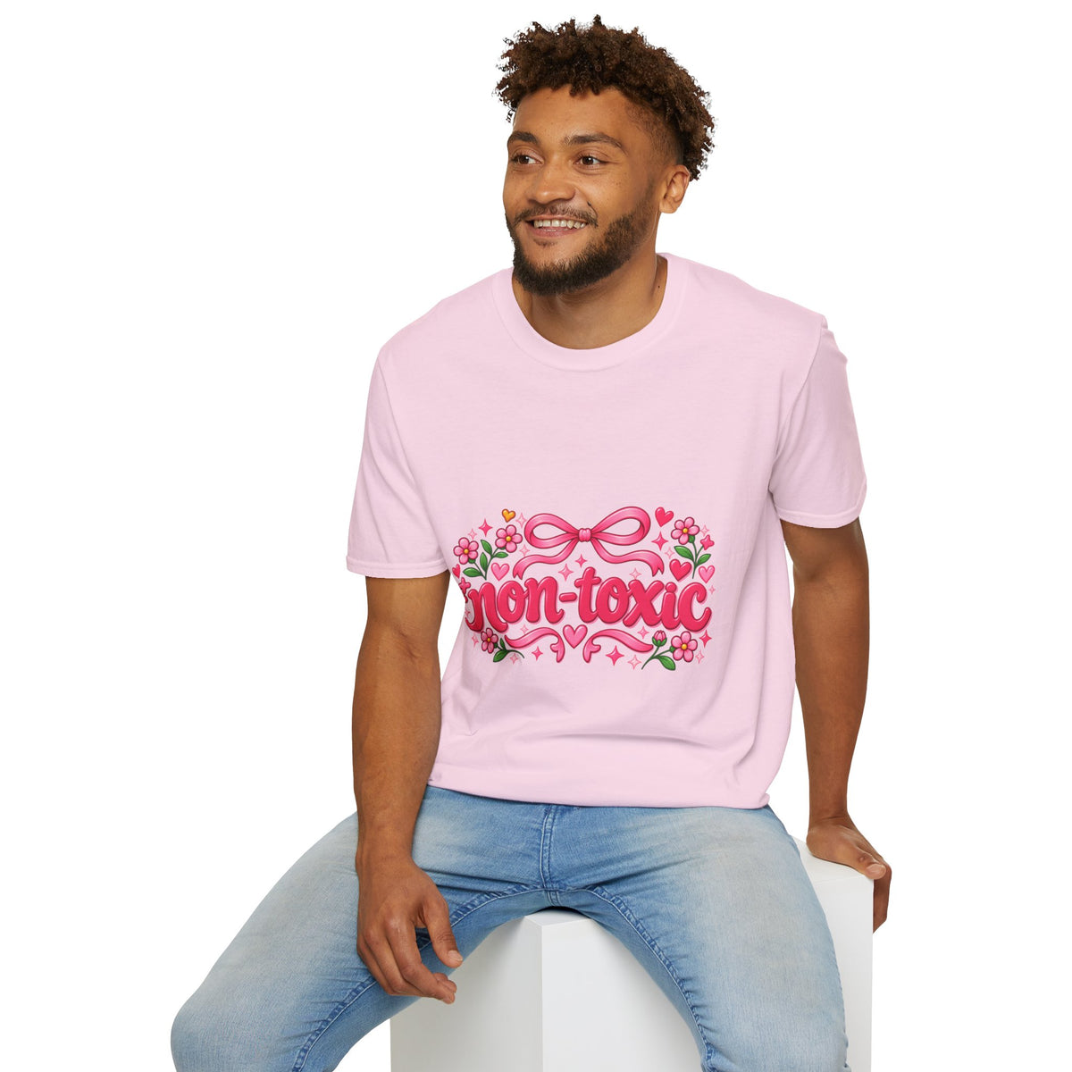 Non-Toxic Pink Graphic T-Shirt 🎀💕