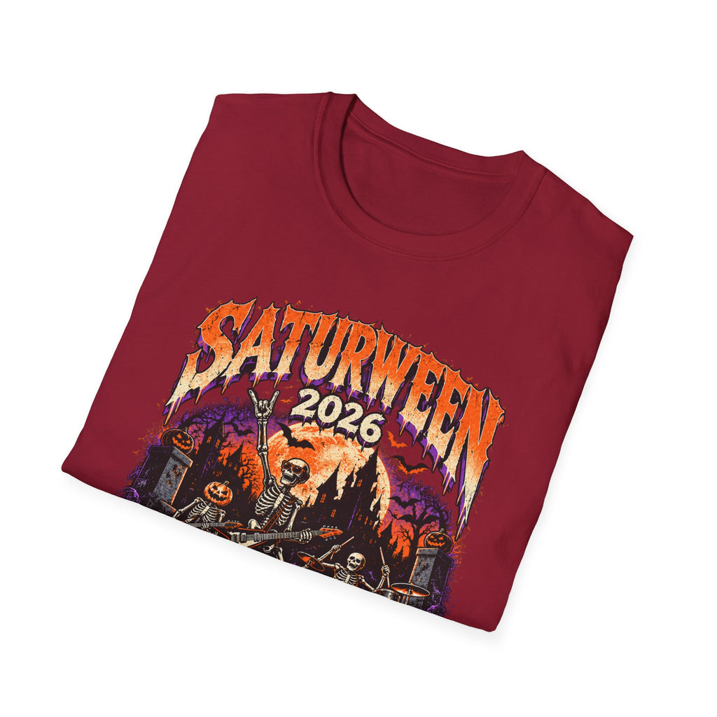 Saturween 2026 World Tour T-Shirt | Halloween Pumpkin Tour Tee