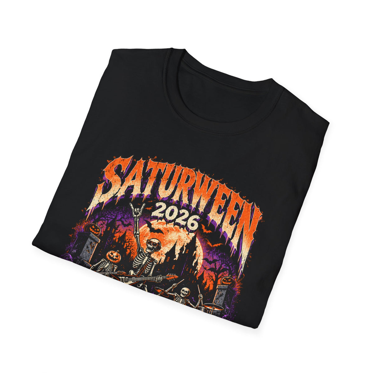 Saturween 2026 World Tour T-Shirt | Halloween Pumpkin Tour Tee