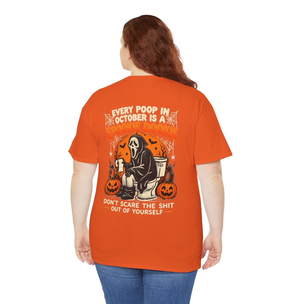 Spooky Dookie Halloween T-Shirt — 'Spookie Dookie' Grim Reaper Pumpkin Tee