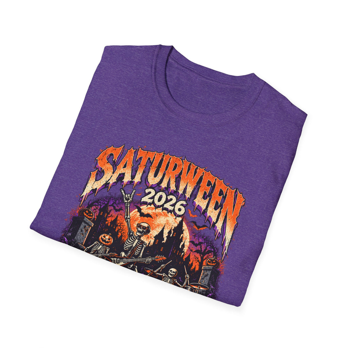 Saturween 2026 World Tour T-Shirt | Halloween Pumpkin Tour Tee