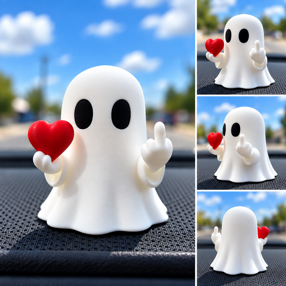 3D Love Hate Ghost