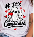 It's Complicated Funny Ghost T-Shirt